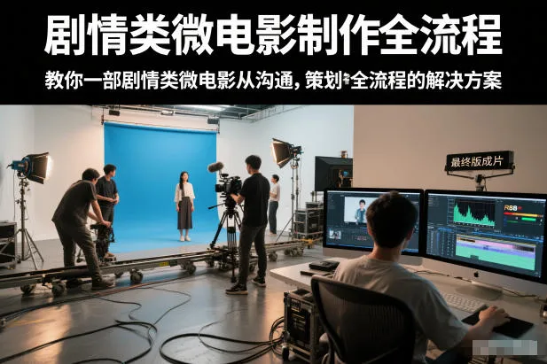 【精】剧情类微电影制作全流程,教你一部剧情类微电影从沟通,策划到拍摄制作全流程的解决方案