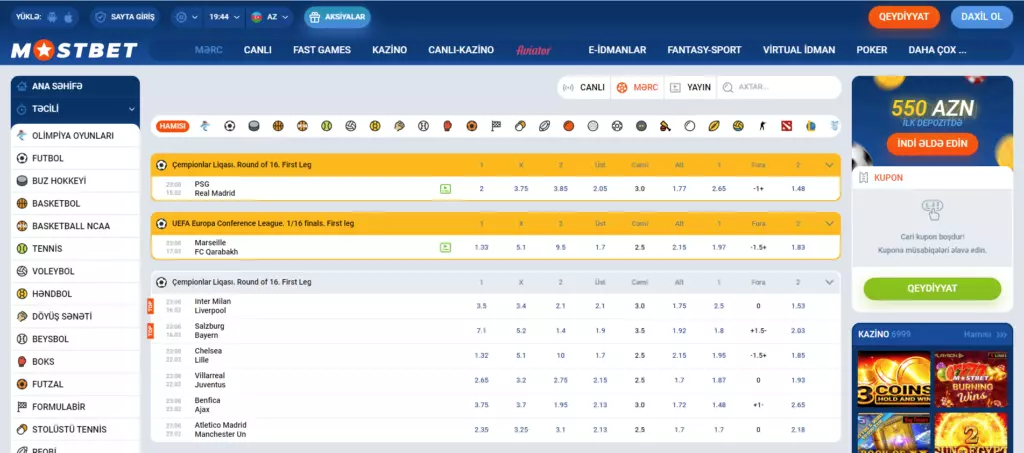 Mostbet Platformasının Rəqəmsal Statistikası - Ətraflı İcmal