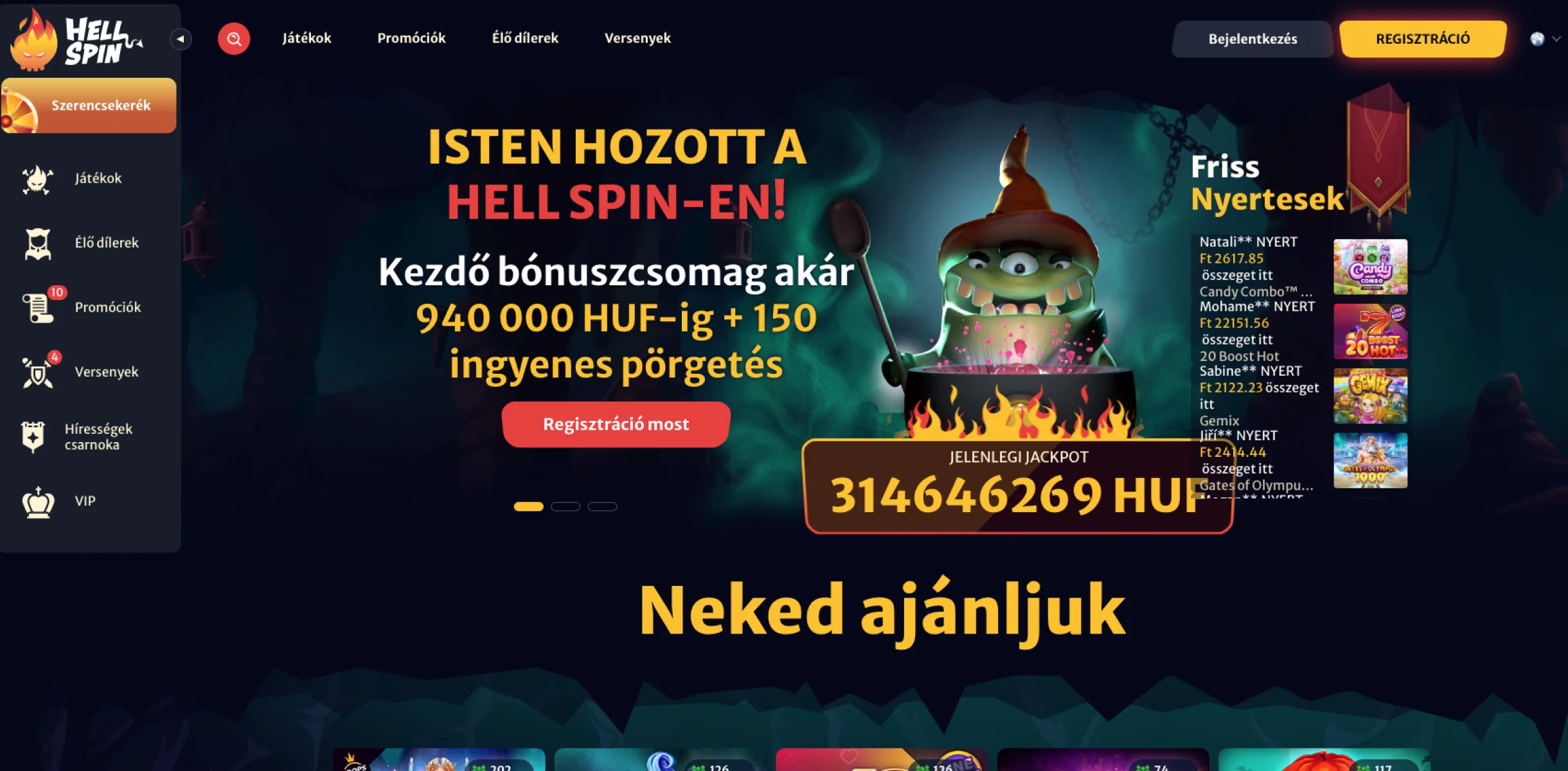 Hellspin platform bemutatása - Regisztrációtól az első kifizetésig